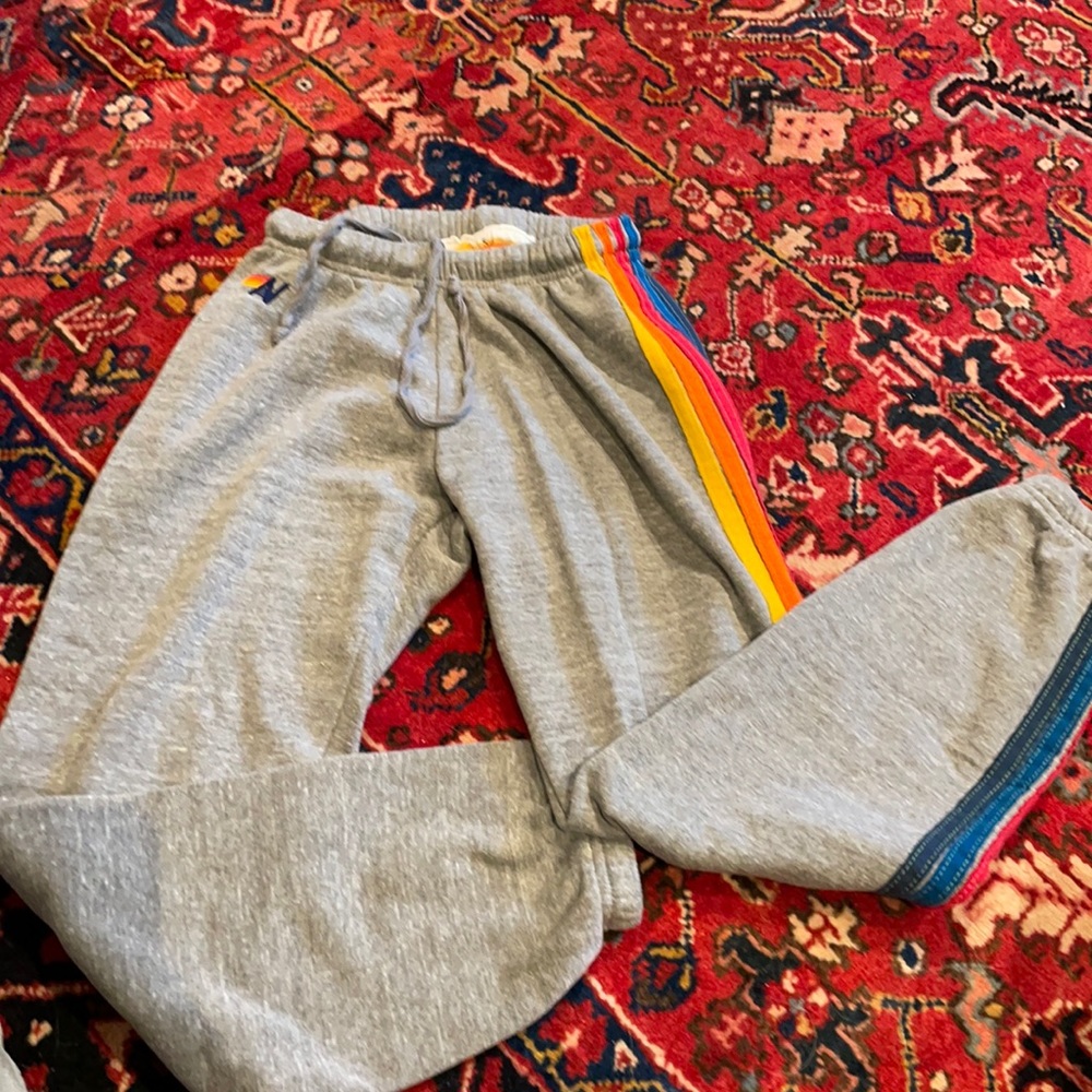 Aviator Nation size small sweat pants! Warn twice!